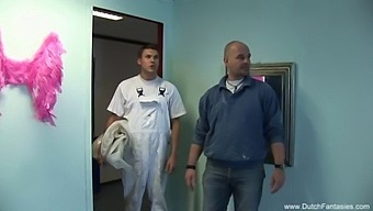 Amateur Dutch Cougars Get Down And Dirty With Two Guys