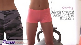 Fitness Instructors Engage In Steamy Sexual Activity With Young Gymnasts In A Gym Setting