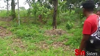 Two Brothers Engage In Public Sexual Encounter With African Sisters Working On A Farm