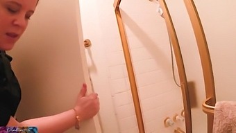 Curvy Stepmom'S Wild Bathroom Encounter With Stepson After Church