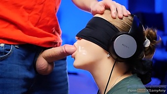 Blindfolded Taste Test: 18+ Brunette Teen'S Surprise Oral Skills In 4k