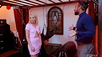 Stepmom And Stepdaughter In A Hardcore Bondage Sex Session